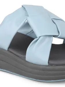 Inc 5 Open Toe Flatform Heels