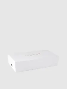 GUESS Women Croc Textured Large Zip Around Wallet