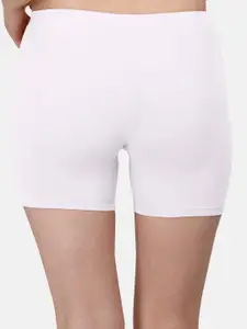 Soie Women Mid-Rise Skinny Fit Cycling Shorts