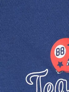 Fame Forever by Lifestyle Boys Printed Mid-Rise Pure Cotton Shorts