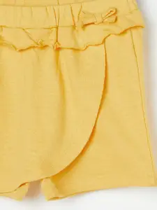 Juniors by Lifestyle Girls Pure Cotton Asymmetric Skort Mini Skirt