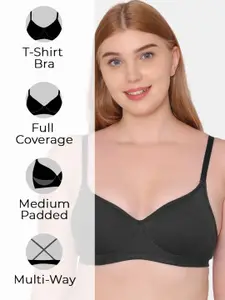 KOMLI Pack of 2 Everyday Medium Padded Full Coverage Padded T-Shirt Bra