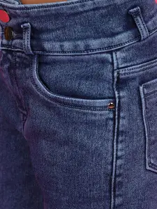 V-Mart Girls Heavy Fade Cargo Jeans