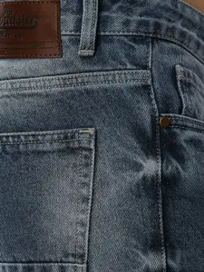 The Roadster Lifestyle Co. Men Relaxed-Fit Comfort Light Fade Clean Look Pure Cotton Jeans