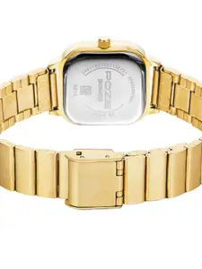 Sonata Poze Women Brass Dial & Bracelet Style Straps Analogue Watch SP80025YM01W