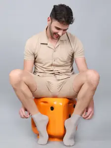 Dollar Socks Men Pack Of 3 Cotton Above Ankle-Length Socks