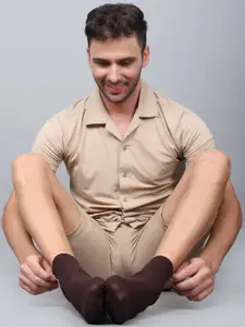 Dollar Socks Men Pack of 3 Cotton Above Ankle-Length Socks