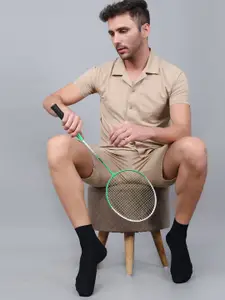 Dollar Socks Men Pack Of 3 Cotton Ankle-Length Socks