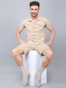 Dollar Socks Men Pack of 3 Cotton Calf-Length Socks