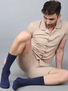 Dollar Socks Men Pack of 3 Cotton Calf-Length Socks