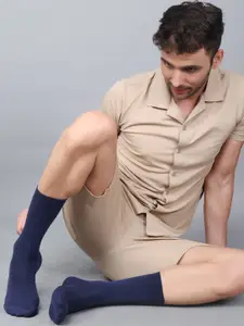 Dollar Socks Men Pack of 3 Cotton Calf-Length Socks