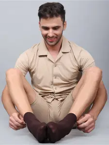 Dollar Socks Men Pack Of 3 Above Ankle-Length Cotton Socks