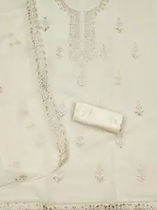 Panzora Ethnic Motifs Embroidered Sequinned Dress Material