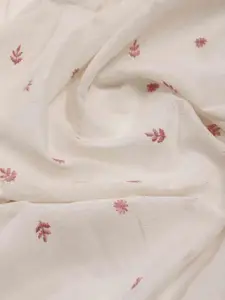 Meena Bazaar Floral Embroidered Unstitched Dress Material