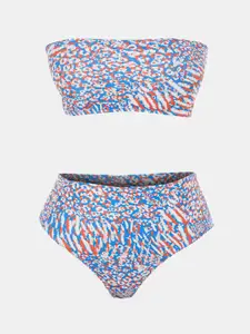 Trendyol Printed Bra Panty Lingerie Set