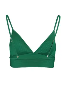 Trendyol Striped Full Coverage Underwired Lightly Padded Everyday Bra With All Day Comfort