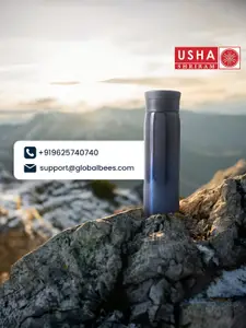 USHA SHRIRAM Blue Stainless Steel Water Bottle