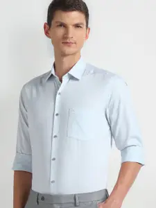 Arrow Striped Slim Fit Opaque Cotton Formal Shirt