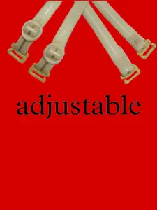 AROUSY Set Of 3 Adjustable Bra Extenders