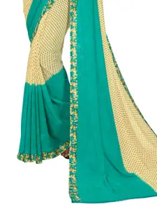 ANAND SAREES Selection Of 2 Floral Printed Sarees