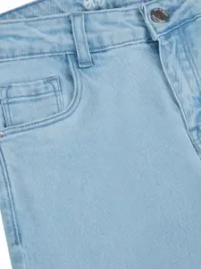 Gini and Jony Girls Flared Mid-Rise Clean Look Jeans