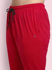 CUPID Women Plus Size Cotton Lounge Pants