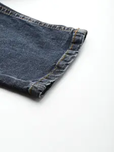 The Roadster Lifestyle Co. Men Slim Tapered Fit Heavy Fade Stretchable Jeans