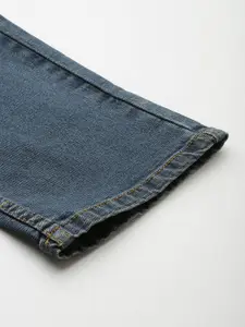 The Roadster Lifestyle Co. Men Slim Tapered Fit Slash Knee Light Fade Jeans