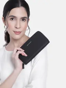 Van Heusen Women Solid Zip Around Wallet