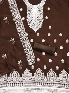 Panzora Embroidered Unstitched Dress Material