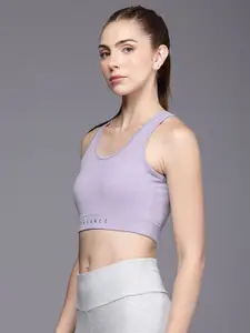 HRX by Hrithik Roshan Full Coverage Rapid Dry Lightly Padded Yoga Bra HRX_SS24_W_BA_KY6707