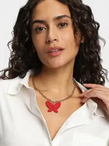 FOREVER 21 Minimal Metal Necklace