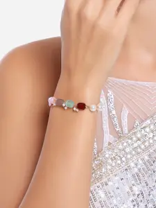 AMI Women Gold-Plated Wraparound Bracelet