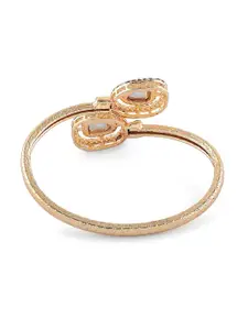 AMI Women Gold-Plated Kada Bracelet