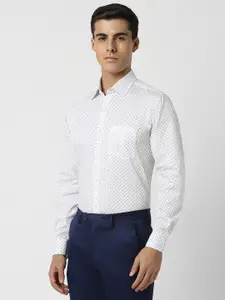 Van Heusen Micro Ditsy Printed Cotton Casual Shirt