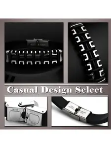 KARISHMA KREATIONS Men Leather Wraparound Bracelet