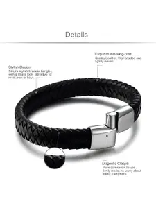 KARISHMA KREATIONS Men Leather Wraparound Bracelet