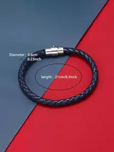 KARISHMA KREATIONS Men Leather Wraparound Bracelet