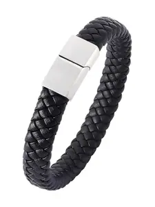 KARISHMA KREATIONS Men Leather Wraparound Bracelet