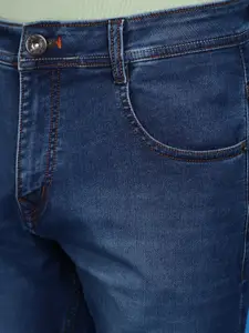 V-Mart Men Mid-Rise Slim Fit Light Fade  Cotton Jeans