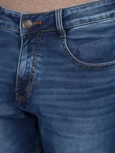 V-Mart Men Mid-Rise Slim Fit Heavy Fade Cotton Jeans