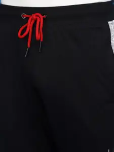 V-Mart Men Colourblocked Mid-Rise Joggers