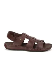 Hush Puppies Men Leather Comfort Sandals