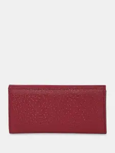 Caprese Women Textured Envelope Wallet