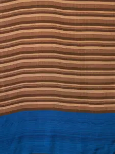 Sangria Ethnic Striped Border Saree