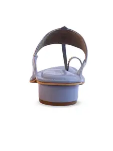 Ozuri Textured Open Toe Block Heels