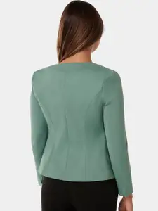 Forever New Tailored-Fit Shawl Collar Long Sleeves Front-Open Formal Blazer