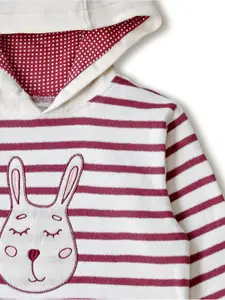 INCLUD Boys Striped Hooded Sweatshirt