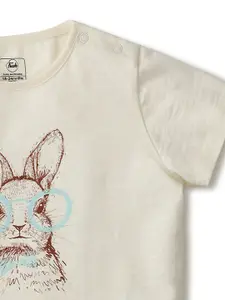 INCLUD Infant Boys Graphic Printed Pure Cotton T-shirt