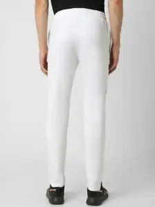 Van Heusen Men Colourblocked Mid-Rise Sports Track Pant